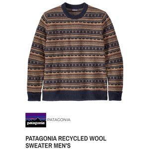 Patagonia Mens Recycled Wool Sweater XL